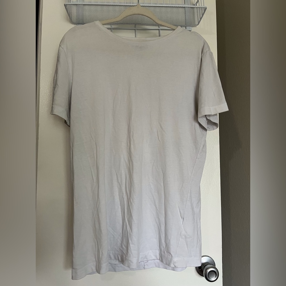 H&M Light Gray Men's Short Sleeve Tee